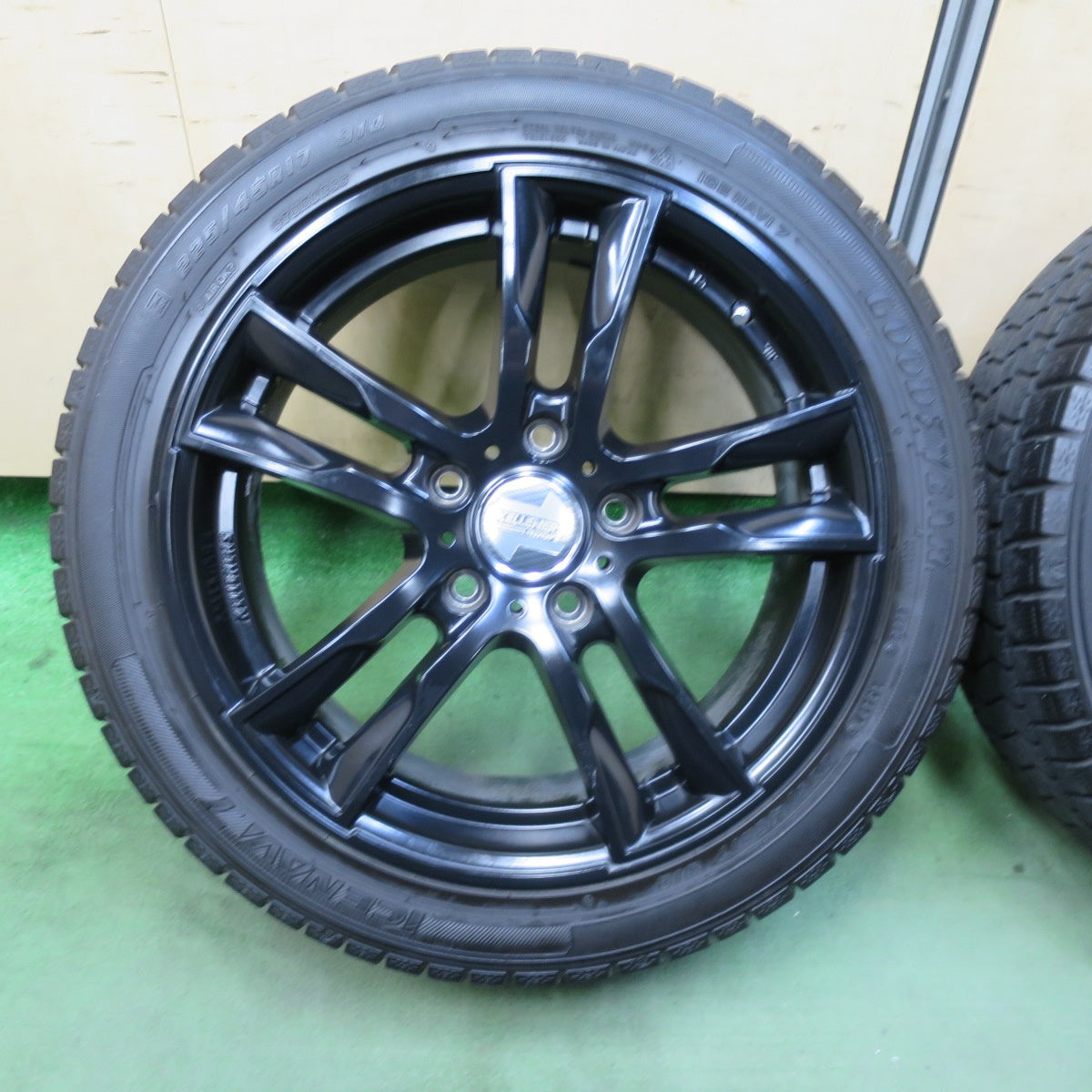 4本価格★BMW 等 KELLENERS Sport 225/45R17 スタッドレス グッドイヤー アイスナビ7 ケレナーズ スポーツ 17インチ PCD120/5H★5111902TTス