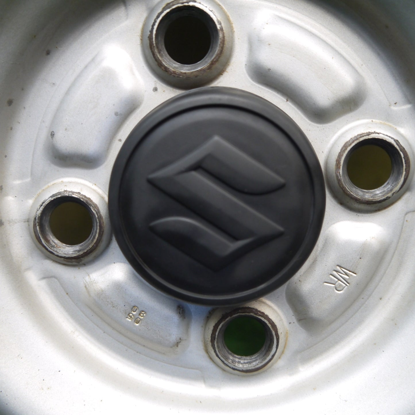 バリ溝！22年！8.5分◎スズキ ラパン 等 純正 スチール 155/65R13 ダンロップ EC202 13インチ PCD100/4H◎6080507Hノ