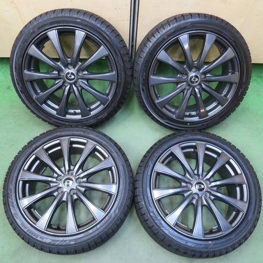 バリ溝！22年！9.5分以上★プリウス 等 215/45R17 スタッドレス ヨコハマ アイスガード iG60 Exsteer エクスター 17インチ PCD100/5H★6051810イス
