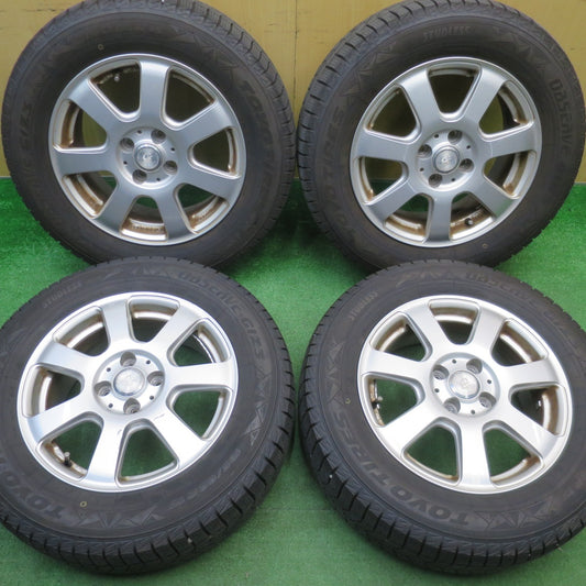 バリ溝！24年！9.5分以上★スタッドレス 195/65R15 トーヨー オブザーブ GIZ3 Grave グレイブ 15インチ PCD100/4H★5120411NJス