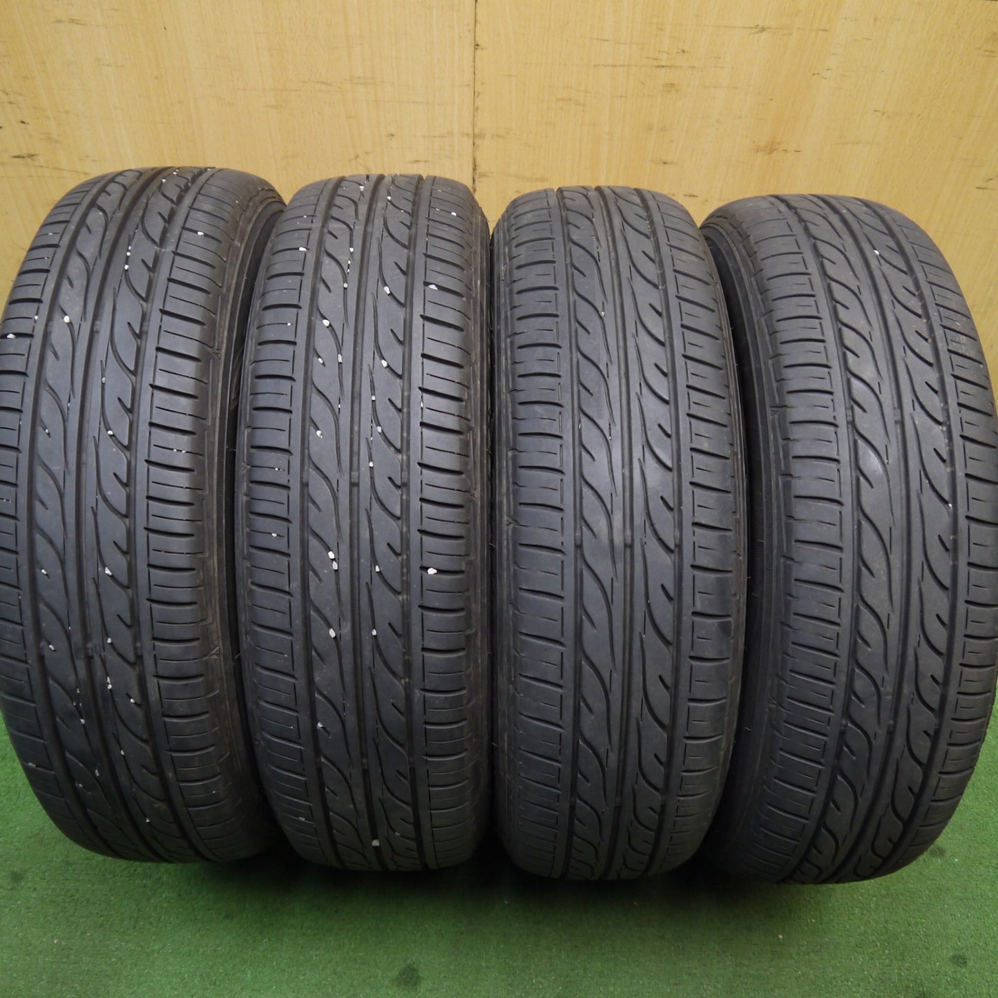 バリ溝！21年！8.5分★トヨタ カローラ アクシオ 純正 スチール 175/65R15 ダンロップ EC202 15インチ PCD100/4H★5052101Hノ