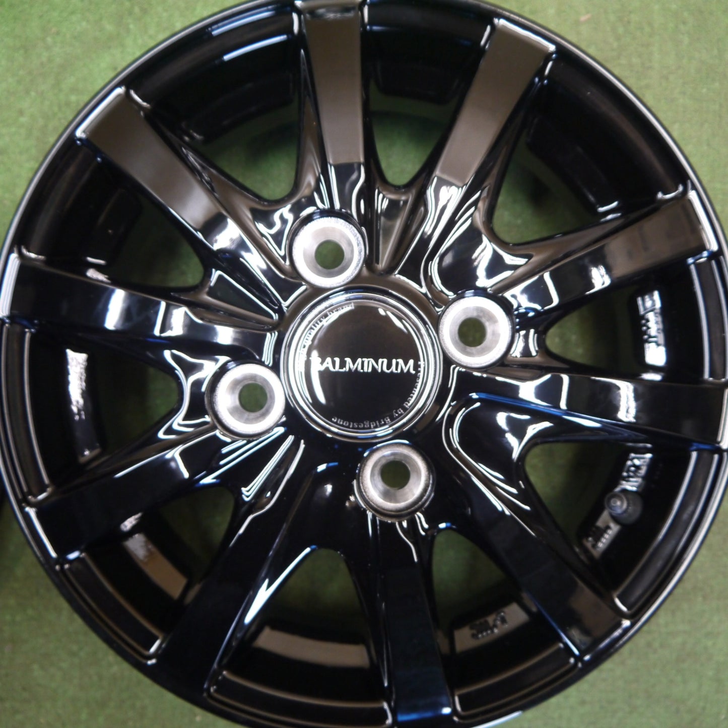 未使用★BALMINUM バルミナ BAL/LS10 12インチ ホイール 12×3.50B PCD100/4H★6042207Hホ