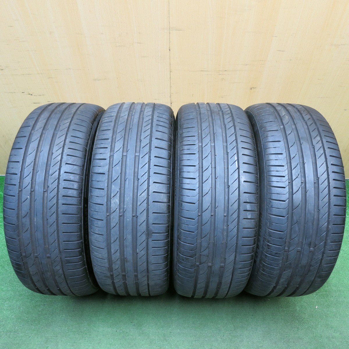 バリ溝！8.5分★ベンツ Cクラス W204 純正 225/45R17 コンチネンタル コンチスポーツ コンタクト5 MO 17インチ PCD112/5H★6043004HAノ