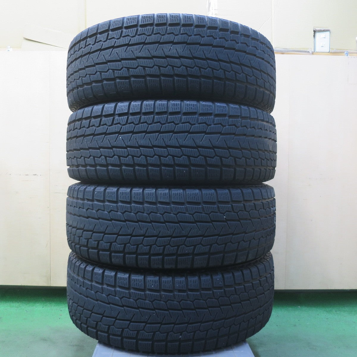 バリ溝！23年！キレイ！8.5分◎LEHRMEISTER PREMIX MER-X 235/50R20 スタッドレス ヨコハマ アイスガード G075 レアマイスター プレミックス 20インチ PCD114.3/5H◎6092801IMス
