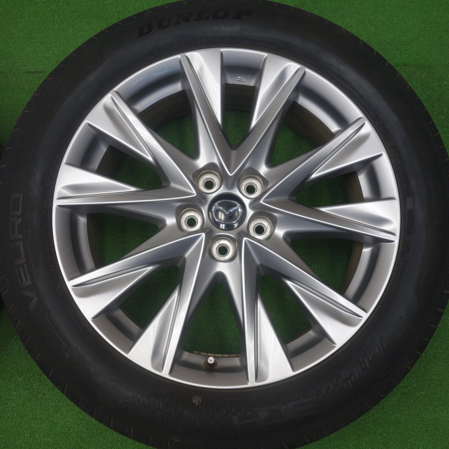 4本価格！22年★マツダ CX-8 Lパッケージ 純正 225/55R19 ダンロップ VEURO VE304 19インチ CX8 PCD114.3/5H★6040702KTノ
