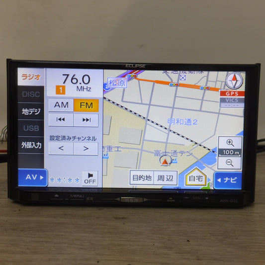 [送料無料] ★富士通テン イクリプス ECLIPSE メモリーナビゲーション AVN-G05[18]★