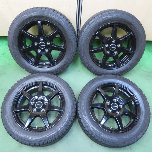 バリ溝！9分★BMW MINI 等 TECMAG 175/65R15 スタッドレス ダンロップ ウインターマックス WM01 テクマグ 15インチ PCD112/5H★5102410イス