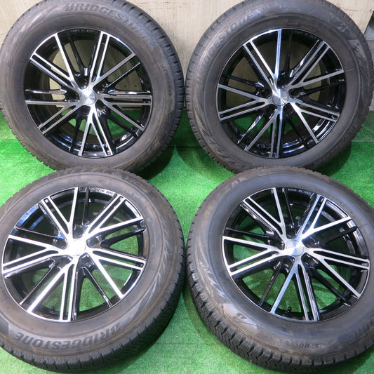 バリ溝！キレイ！9.5分★スタッドレス 225/60R17 ブリヂストン ブリザック VRX2 ECO FORME CRS161 エコフォルム 17インチ PCD114.3/5H★5051605NJス