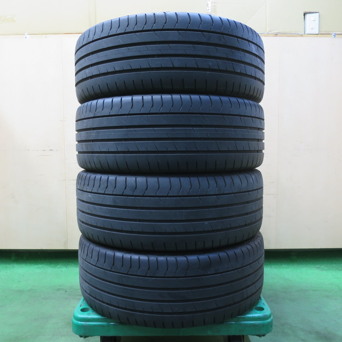 [送料無料] キレイ★トヨタ 50系 プリウス 純正 モデリスタ WingdancerⅦ 215/40R18 グッドイヤー EAGLE F1 Sport 18インチ モデリスタ PCD100/5H★5040506イノ