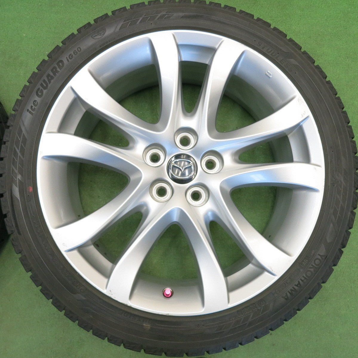 4本価格★マツダ GJ アテンザ 純正 225/45R19 スタッドレス ヨコハマ アイスガード iG60 19インチ PCD114.3/5H★6051411HAス