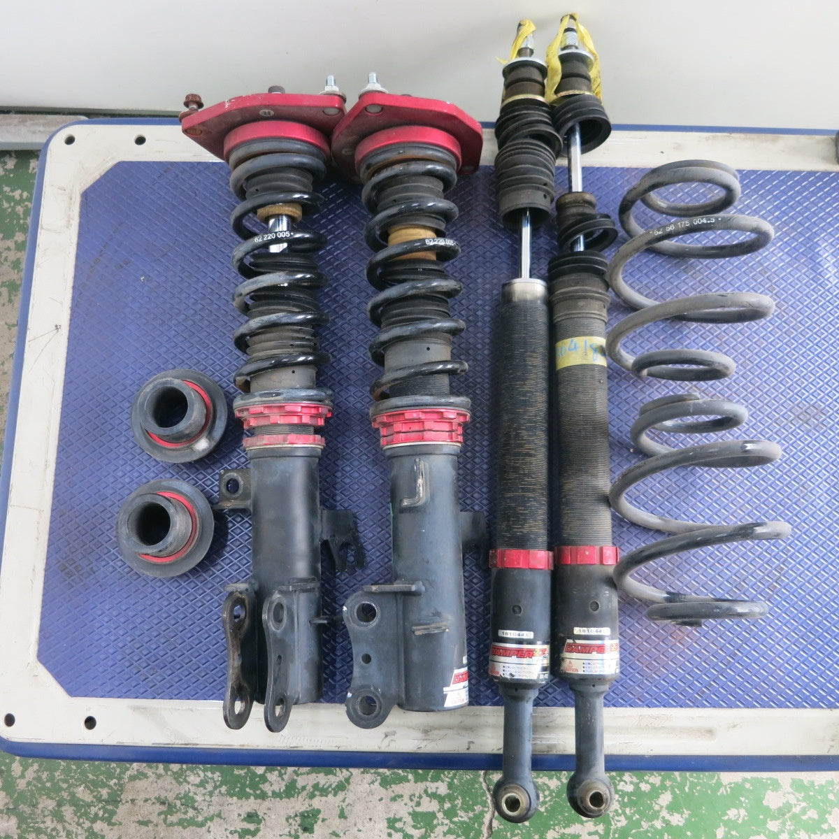 [送料無料] ◆リーフ ZE0 AZE0 ZE1 BLITZ サスペンション DAMPER ZZR 92462 車高調 ブリッツ ダンパー ZZ-R 現状品◆