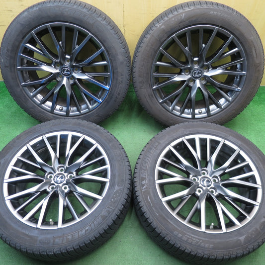 センサー付！バリ溝！キレイ！8.5分★レクサス RX Fスポーツ 純正 235/55R20 スタッドレス ミシュラン X-ICE XI3 20インチ PCD114.3/5H★5060803NJス