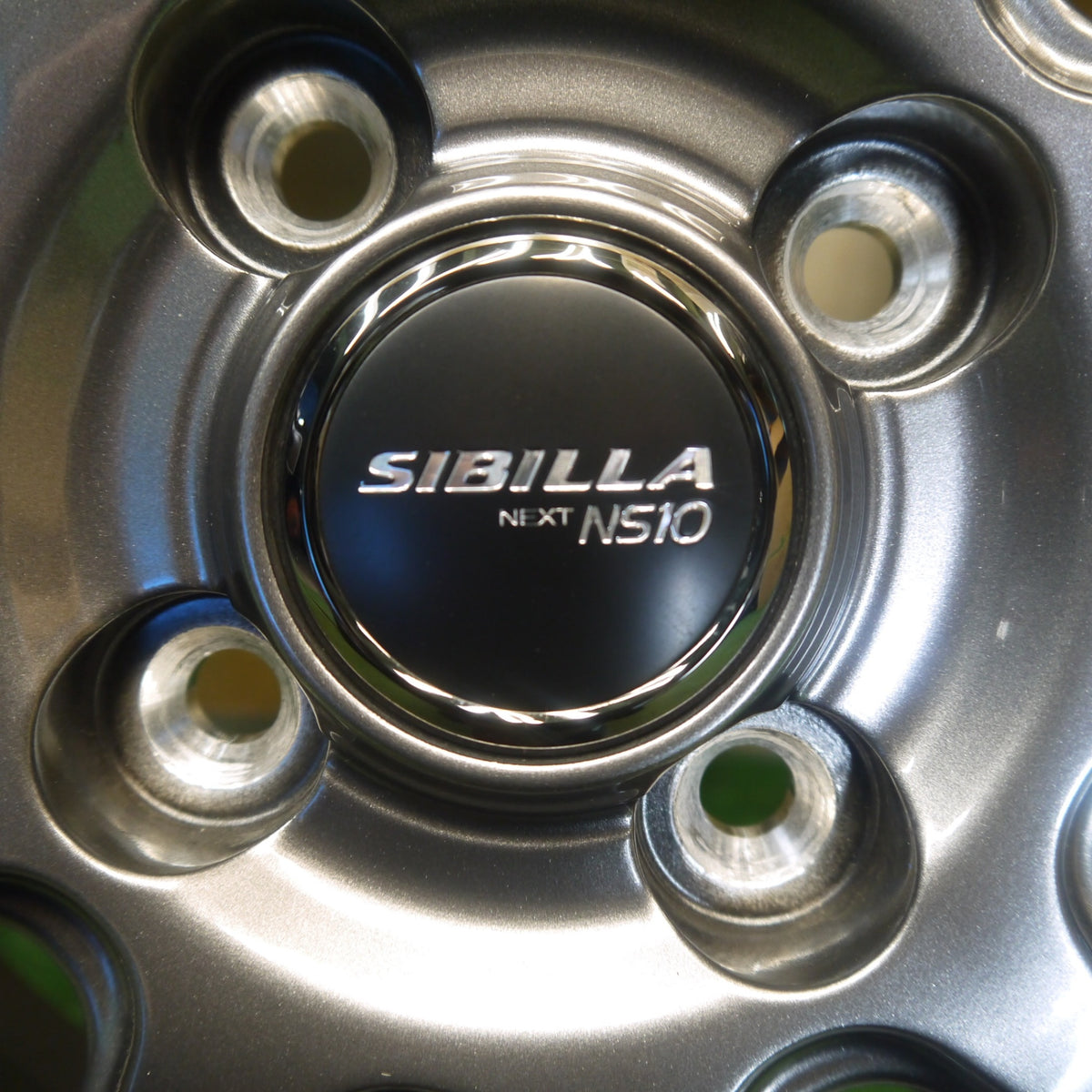 ほぼ未使用！25年！キレイ◎スタッドレス 155/65R14 ヨコハマ アイスガード iG70 SIBILLA NEXT NS10 シビラ ネクスト 14インチ PCD100/4H◎6081902Hス