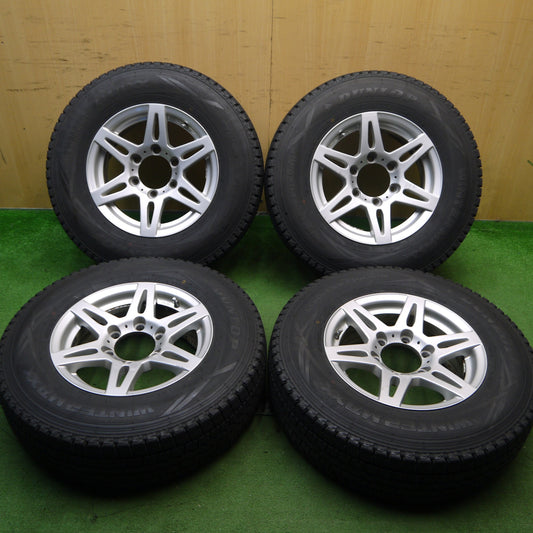 バリ溝！9.5分★スタッドレス 195/80R15 107/105L ダンロップ ウインターマックス SV01 社外 アルミ 15インチ PCD139.7/6H★5061102Hス