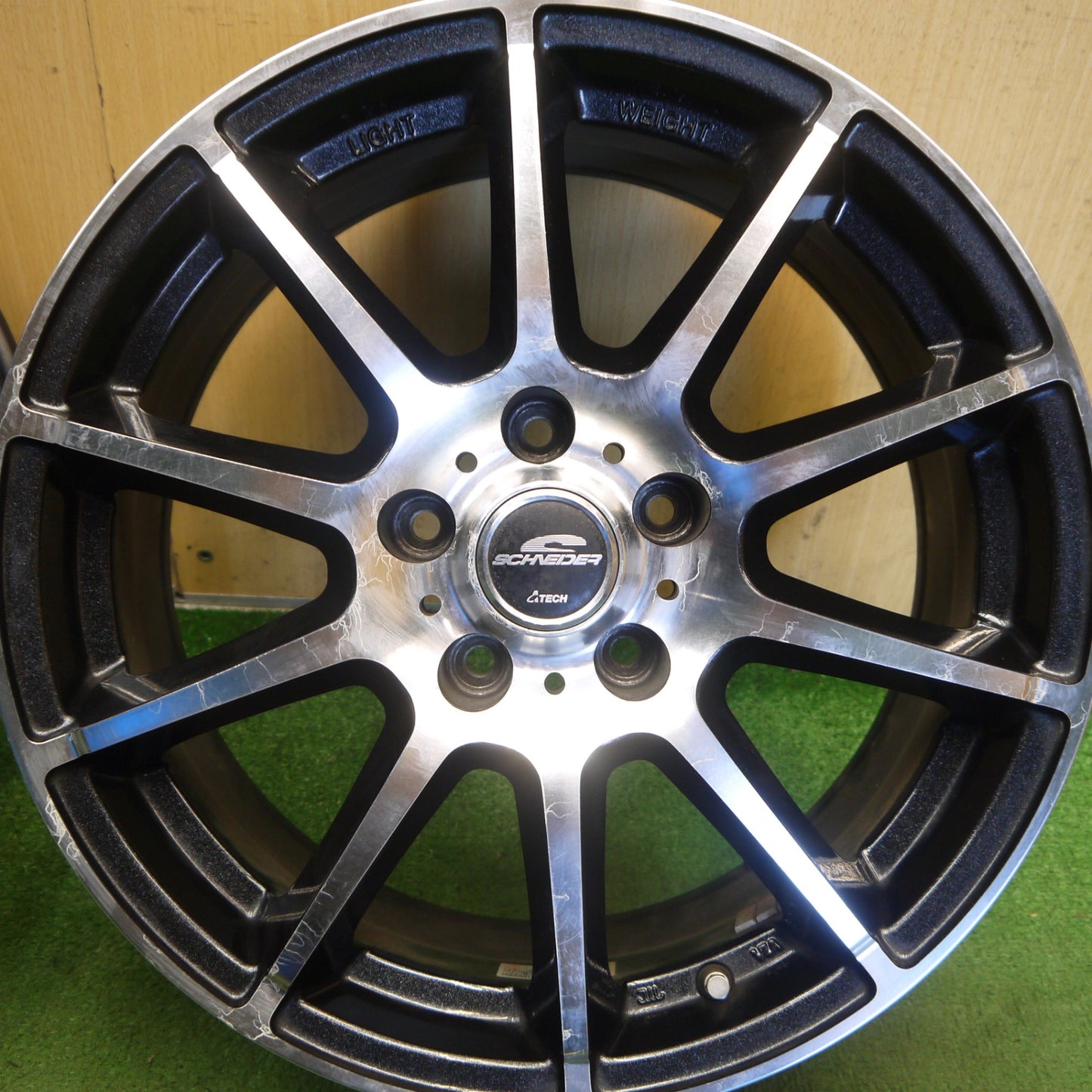 4本価格★SCHNEIDER ATECH 17インチ ホイール シュナイダー エーテック 17×7J PCD114.3/5H★6072902Hホ