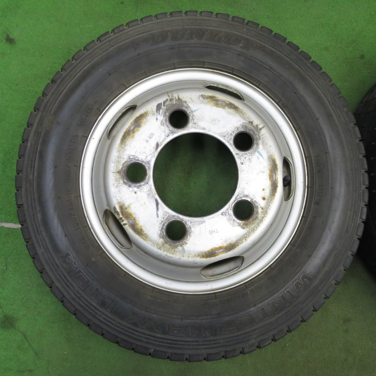 6本価格★トラック 195/75R15 109/107L スタッドレス ブリヂストン ブリザック W979 ダンロップ ウインターマックス LT03 TOPY スチール 15インチ PCD203.2/5H★6031101ナス