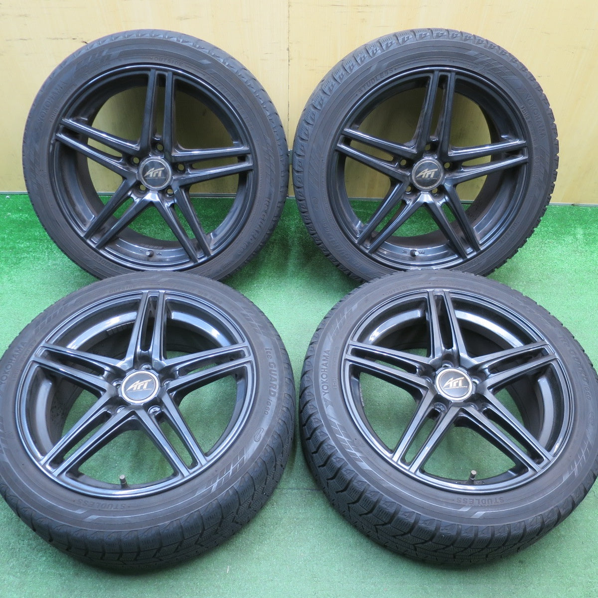 4本価格★ベンツ 等 AFT ZINC 225/45R17 スタッドレス ヨコハマ アイスガード iG60 17インチ ザンク PCD112/5H★6013003NJス