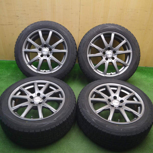 バリ溝！8.5分★ワーゲン等 EUROBAHN SPORTECHNIC 215/55R17 スタッドレス ダンロップ ウインターマックス WM01 17インチ PCD112/5H★5021012Hス