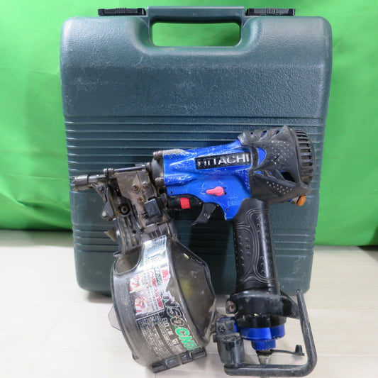 [送料無料] ☆日立工機 50mm 高圧 ロール 釘打機 NV50HMC ケース付き 釘打ち機 HITACHI エア 工具☆