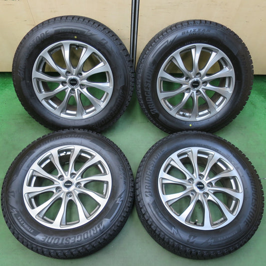 バリ溝！24年！キレイ！ほぼ10分★スタッドレス 225/65R17 ブリヂストン ブリザック DM-V3 BALMINUM バルミナ 17インチ PCD114.3/5H★5111806イス