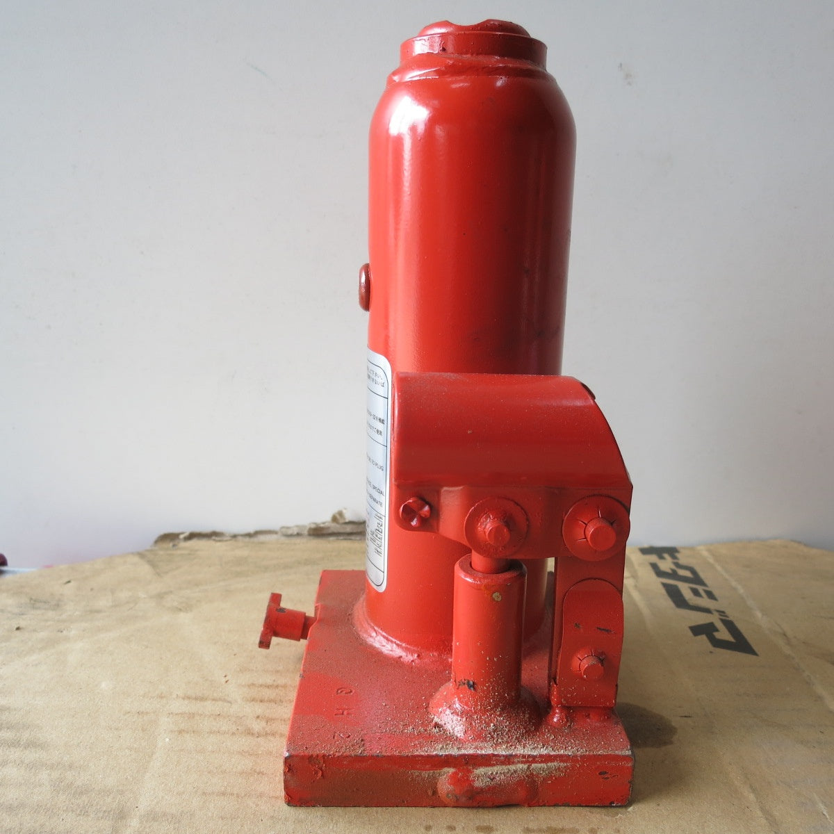 [送料無料] ◆マサダ 油圧 ジャッキ NF-5I-2 工具 5TON 5ton 5トン 5000kg 油圧式 オイル だるま ダルマ 車載 自動車 点検 整備③◆