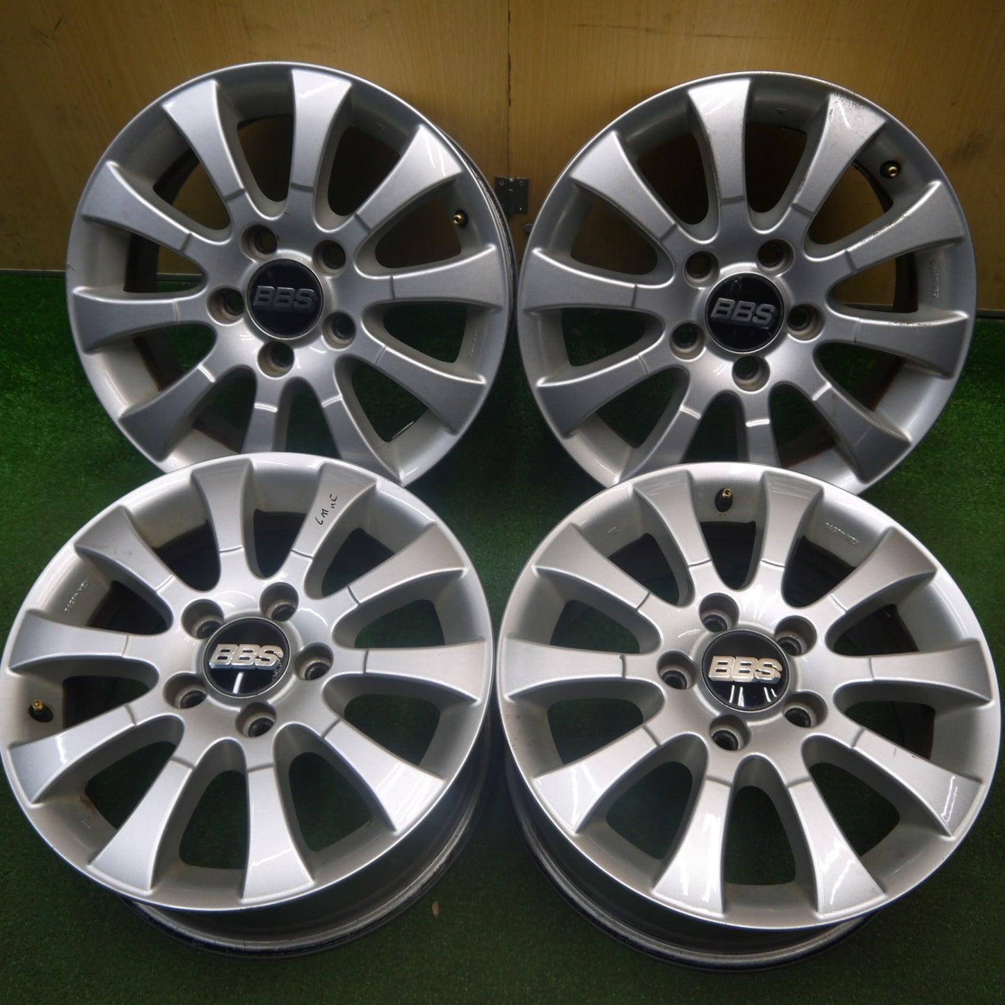 4本価格★ワーゲン ゴルフ 等 BBS RD391 15インチ ホイール 15×6.5J PCD112/5H★6010907Hホ