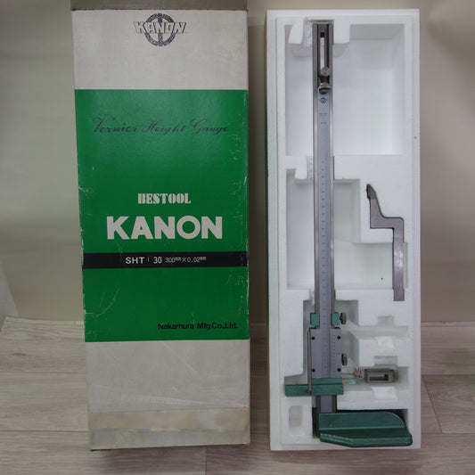 [送料無料] ☆KANON ハイトゲージ SHT Ⅰ 30cm 300mm×0.02mm 形 基準器 測定 計測 工具 スケール カノン 中村製作所 BESTOOL☆