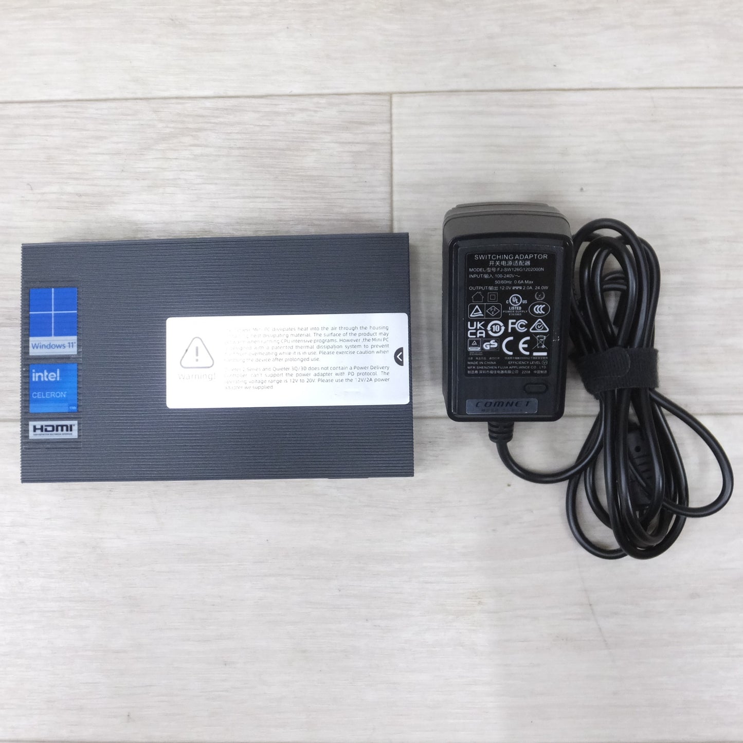 [送料無料] ◆MeLE ファンレス ミニ PC Quieter 3Q 81E N5105 Intel RAM 8GB HDD 128GB Win11 Pro 64bit 電源アダプター 付き (5)◆