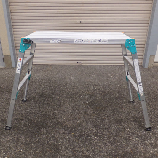 [送料無料] 岐阜発 キレイ★長谷川工業 Hasegawa アルミ足場台 DRSW2.0-1000　高さ 65～96cm　最大使用質量 100kg★