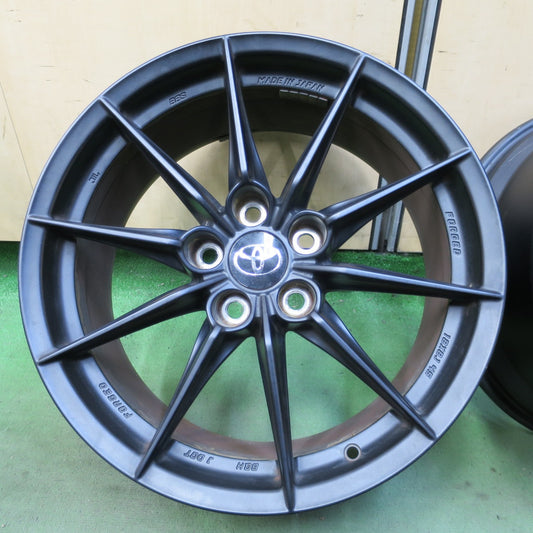 4本価格◎トヨタ GR ヤリス RZ ハイパフォーマンス ファースト エディション 純正 鍛造 BBS ホイール 18インチ 18×8J PCD114.3/5H◎6100201NGホ