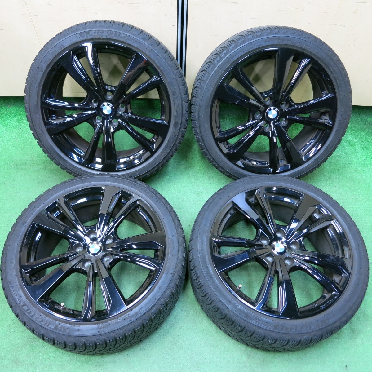 *送料無料* バリ溝！21年！9分★BMW 等 Smartline 365 225/40R18 スタッドレス ミシュラン X-ICE SNOW スマートライン 18インチ PCD112/5H★4091303SYス