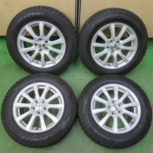 バリ溝！23年！9.5分以上★プリウス 等 195/65R15 スタッドレス ダンロップ ウインターマックス WM02 AZ SPORTS AZスポーツ 15インチ PCD100/5H★5123014イス