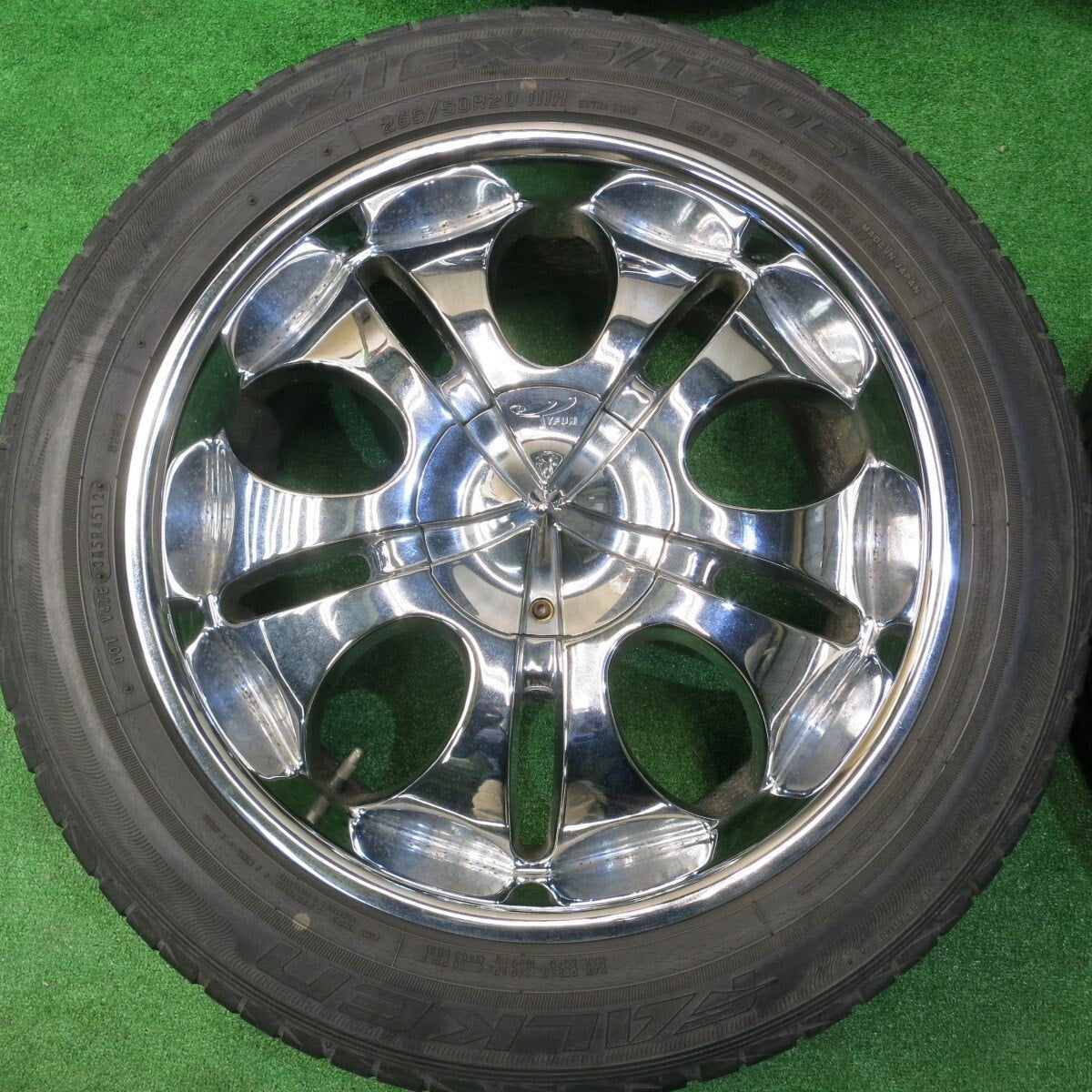 4本価格★ラングラー チェロキー等 265/50R20 ファルケン ZIEX S/TZ 05 ネクセン ROADIAN HP TYFUN 社外 アルミ 20インチ PCD127/6H マルチ★5050206HAノ