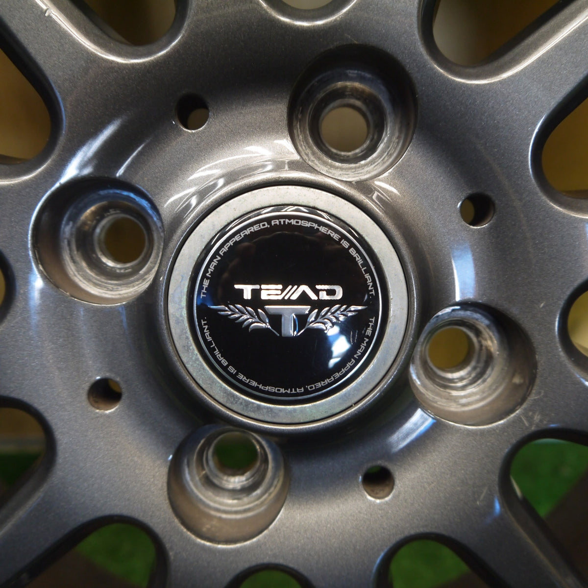 バリ溝！キレイ！9.5分以上◎スタッドレス 155/65R14 グッドイヤー アイスナビ6 TEAD テッド 14インチ PCD100/4H◎6082606Hス