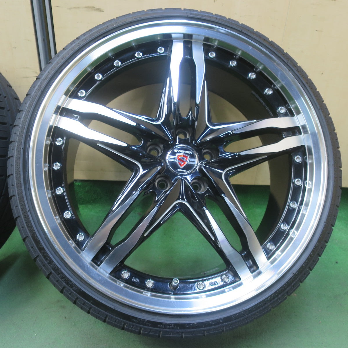 バリ溝！23年！キレイ！9.5分◎STEINER AME 245/30R20 アルテンゾ SPORTS Comforter+ シュタイナー 20インチ PCD114.3/5H◎6100503IMノ