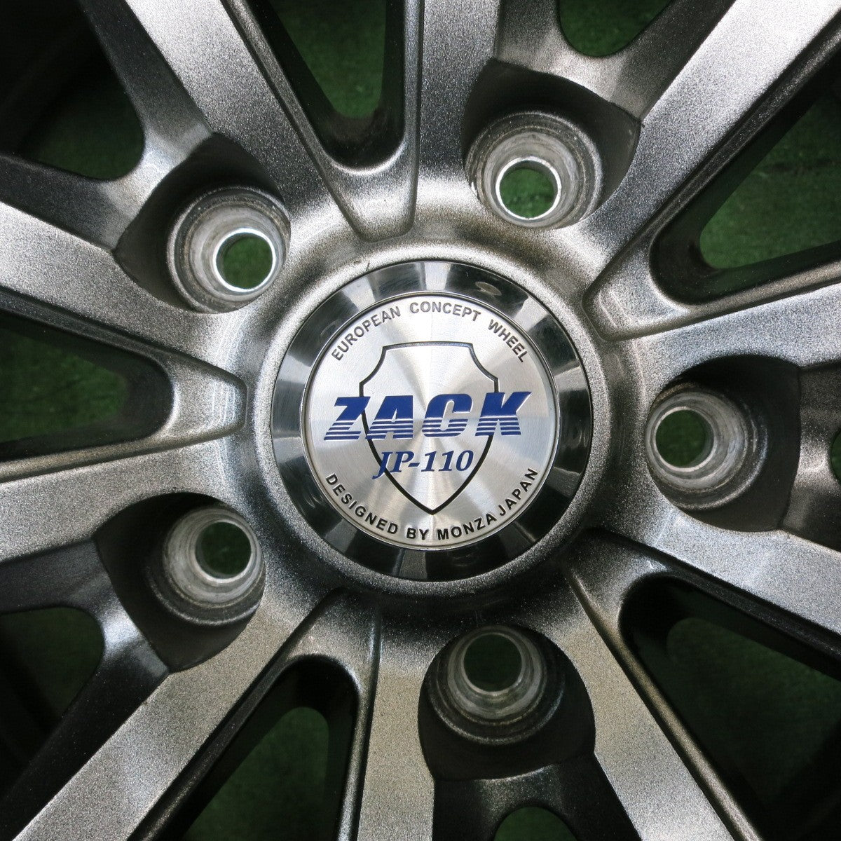 超バリ溝！キレイ！9.5分以上★スタッドレス 225/55R17 ダンロップ ウインターマックス WM01 ZACK JP-110 MONZA ザック 17インチ PCD114.3/5H★5042803NJス