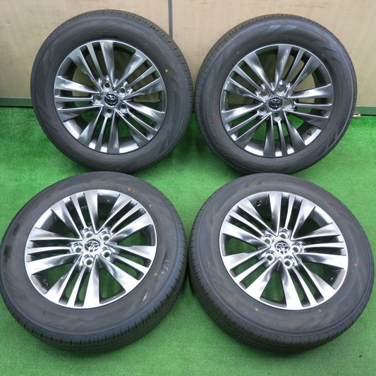 新車外し！24年★トヨタ 40系 アルファード Zグレード 純正 225/60R18 ヨコハマ アドバン V03 18インチ PCD120/5H★4112610TNノ