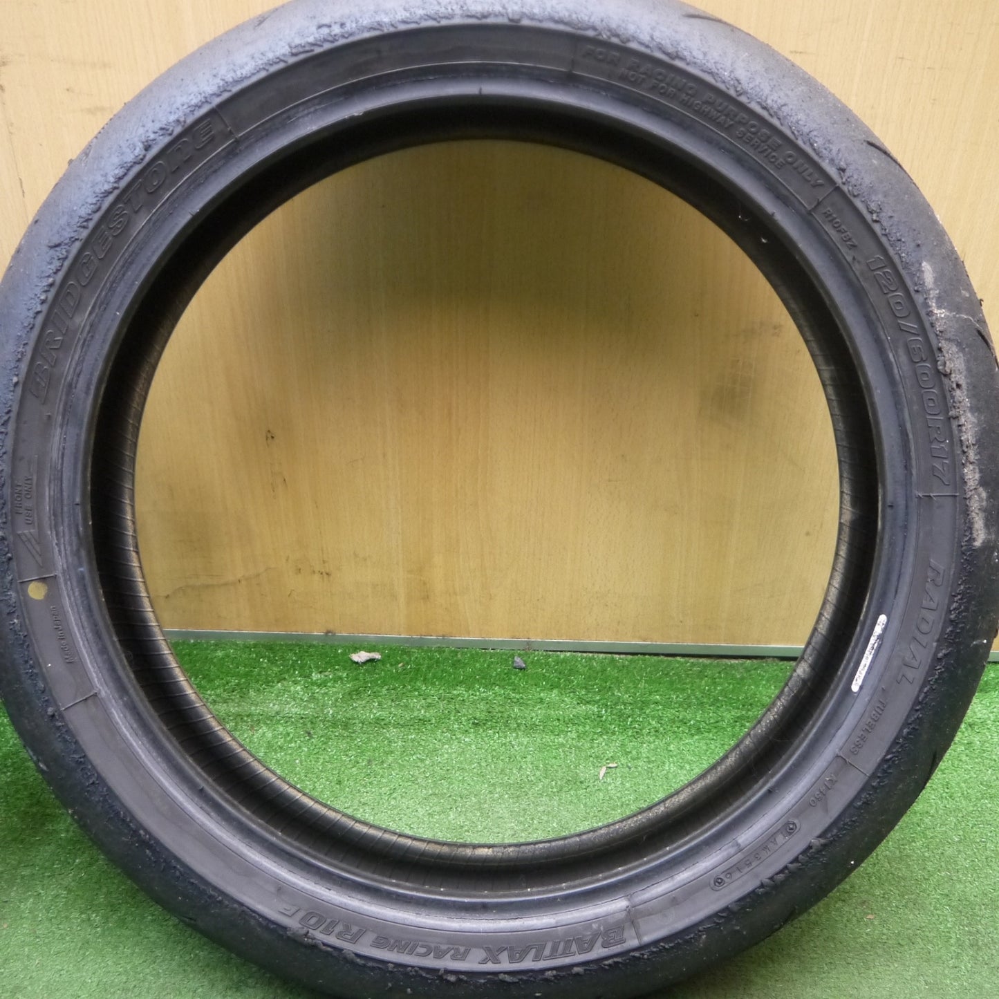 前後2本セット★バイク タイヤ 120/600R17 180/640R17 ブリヂストン バトラックス レーシング R10 17インチ レース CBR600RR 等★5092209Hノタ