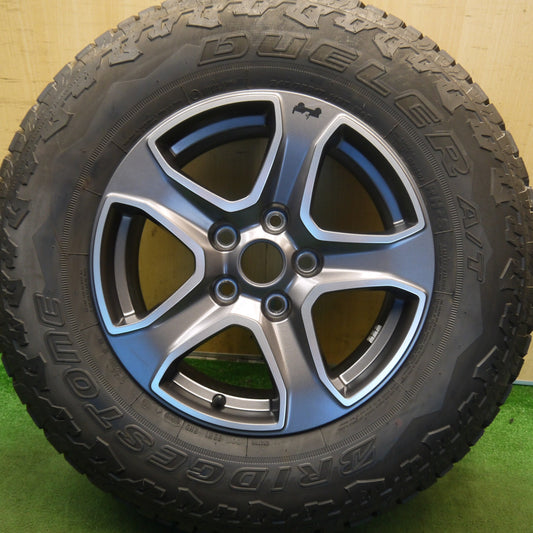 新車外し！1本◎JEEP ジープ JL ラングラー アンリミテッド スポーツ 純正 245/75R17 ブリヂストン デューラー A/T RH-S 17インチ PCD127/5H◎6092510Hノ