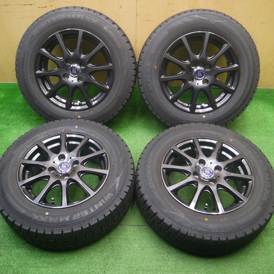 [送料無料] バリ溝！21年！キレイ！ほぼ10分★スタッドレス 175/70R14 ダンロップ ウインターマックス WM02 TIRADO Eta LA STRADA 14インチ PCD100/4H★4110509Hス