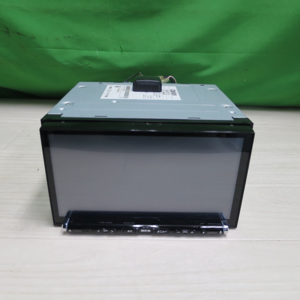 [送料無料] 付属品付き☆クラリオン メモリー ナビ カーナビ 7型 NX618 バックカメラ RC15D セットCD DVD フルセグ Bluetooth 地図データ 2018年 clarion☆