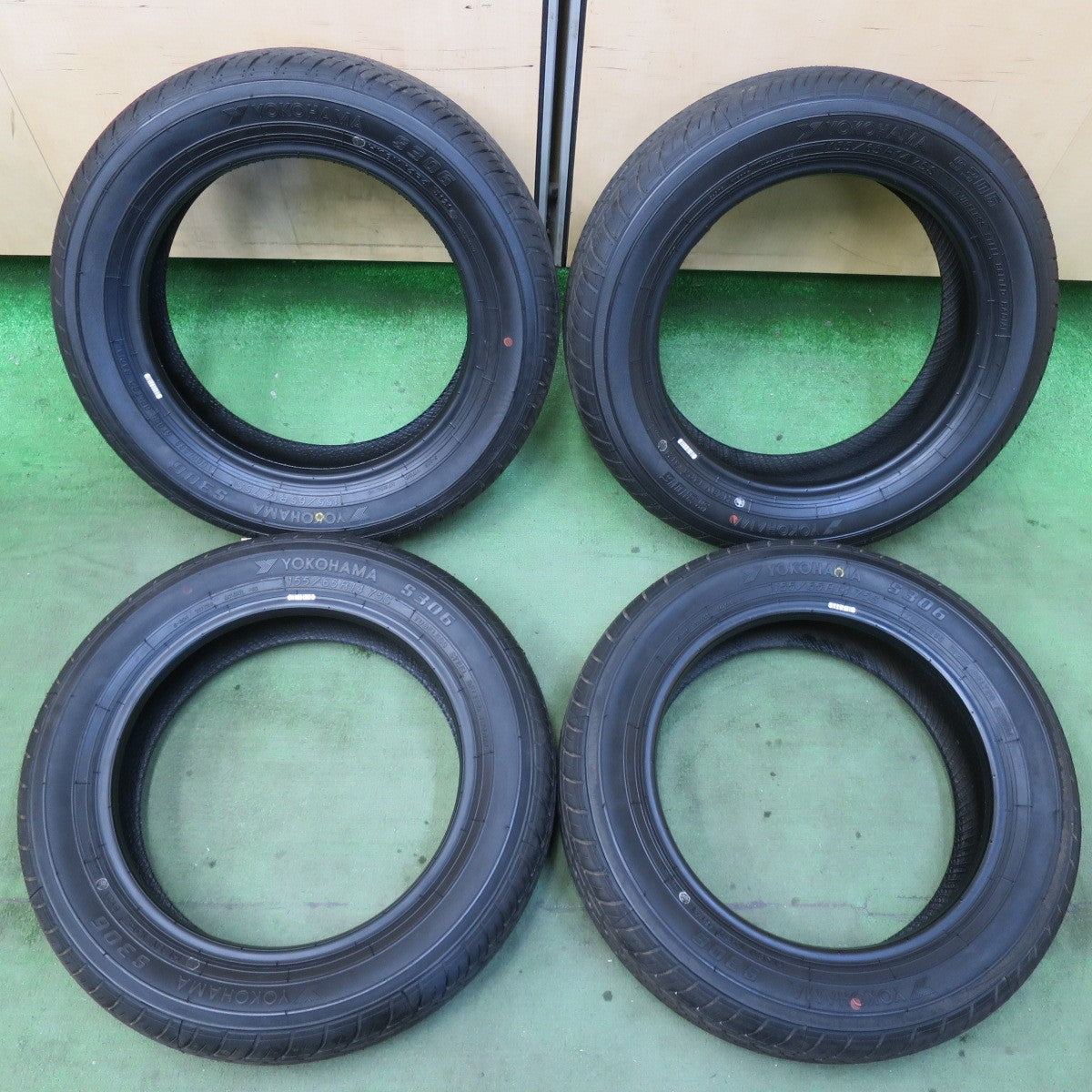 未使用！21年★155/65R14 ヨコハマ S306 タイヤ 14インチ スペーシア デイズ ルークス N-BOX 等★5112004イノタ