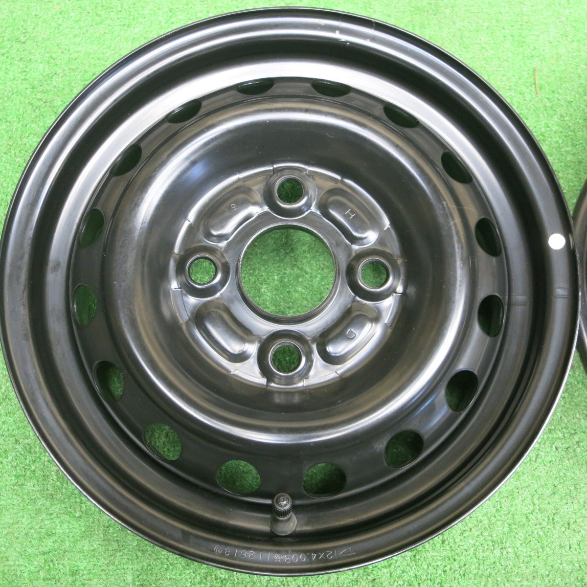 新車外し★ダイハツ ハイゼット カーゴ 純正 スチール ホイール 12インチ 12×4.00B PCD100/4H★6021501NKホ