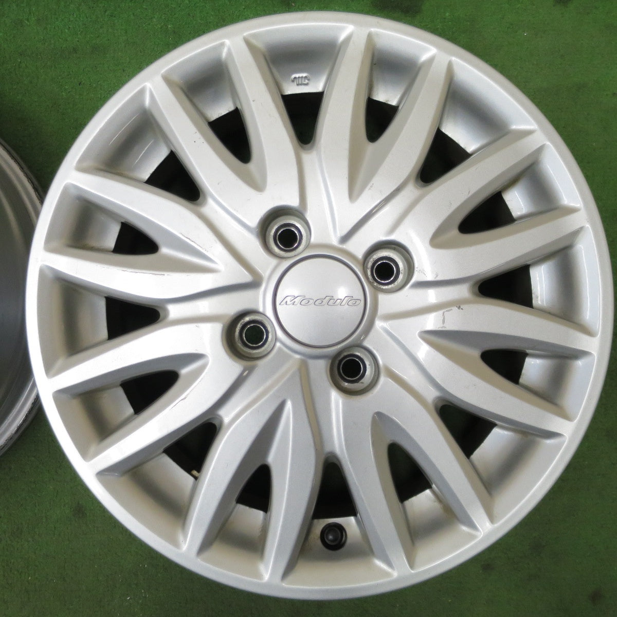 4本価格★ホンダ N-BOX 等 純正 Modulo ME-009 ホイール 14インチ モデューロ 14×4.5J PCD100/4H★6052704NGホ
