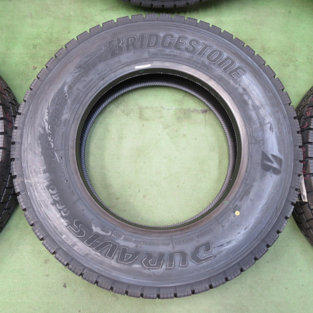 未使用！25年！6本★トラック タイヤ 205/80R17.5 120/118N ブリヂストン デュラビス G640 DURAVIS 17.5インチ★5122201イノタ