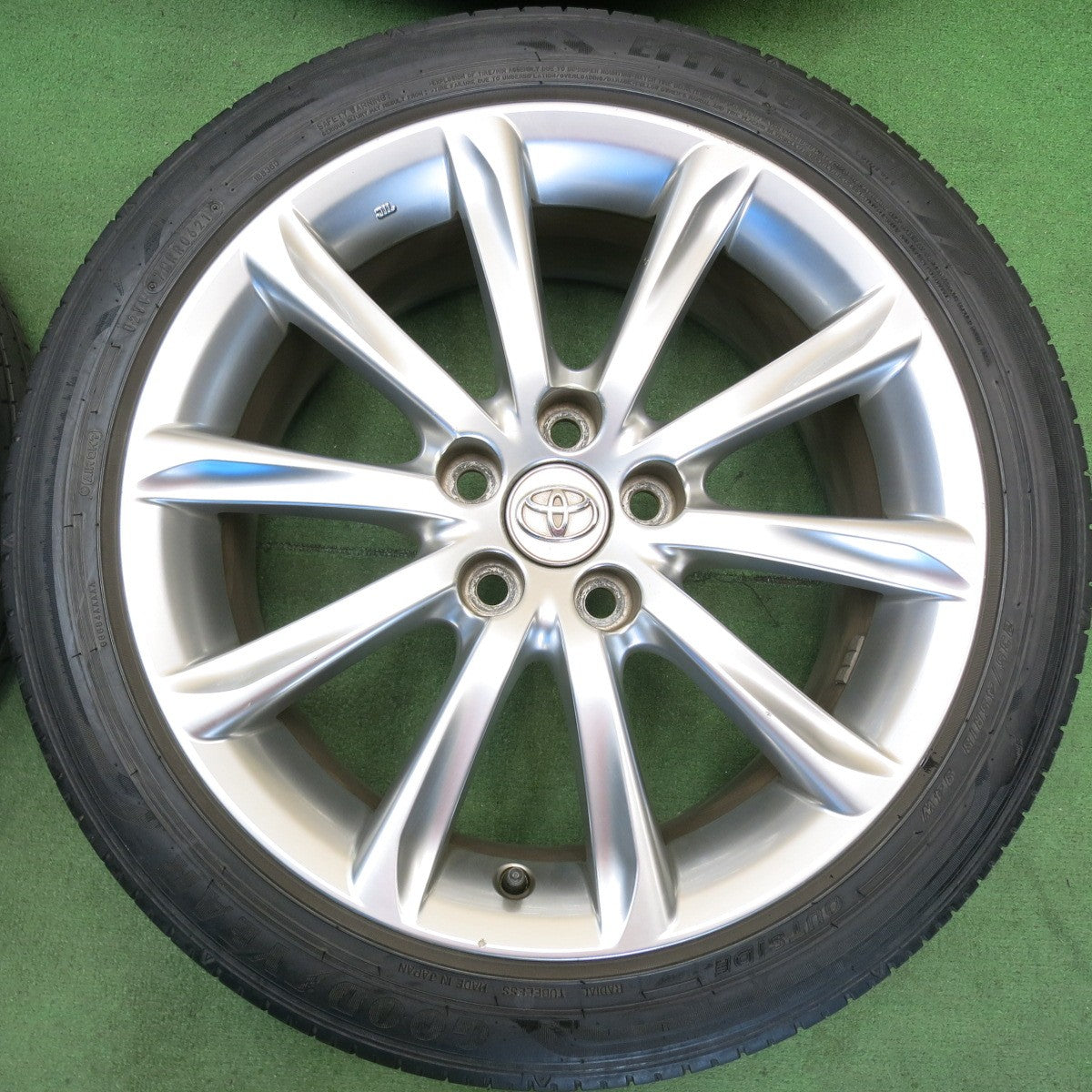 4本価格★トヨタ 130系 マークX 純正 235/45R18 グッドイヤー EfficientGrip Comfort 18インチ PCD114.3/5H★6060409HAノ