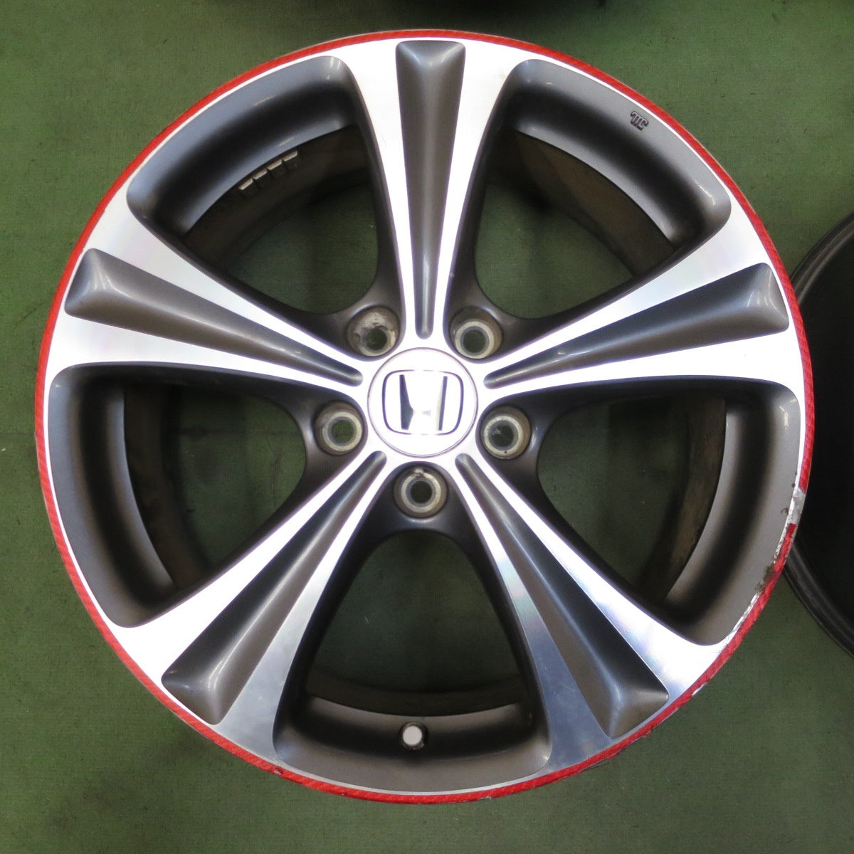 4本価格★ホンダ RB3 オデッセイ アブソルート 純正 ホイール 18インチ 18×7J PCD114.3/5H★6072801NGホ