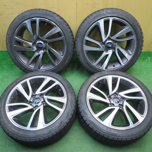 バリ溝！キレイ！8.5分★スバル VM レヴォーグ 純正 225/45R18 スタッドレス ブリヂストン ブリザック REVO GZ 18インチ PCD114.3/5H★5121815NJス
