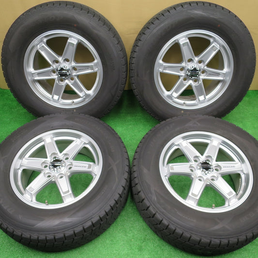 バリ溝！23年！キレイ！9.5分★KEELER TACTICS 265/65R18 スタッドレス ダンロップ ウインターマックス SJ8 SJ8+ キーラー タクティクス 18インチ PCD139.7/6H★5120501NKス