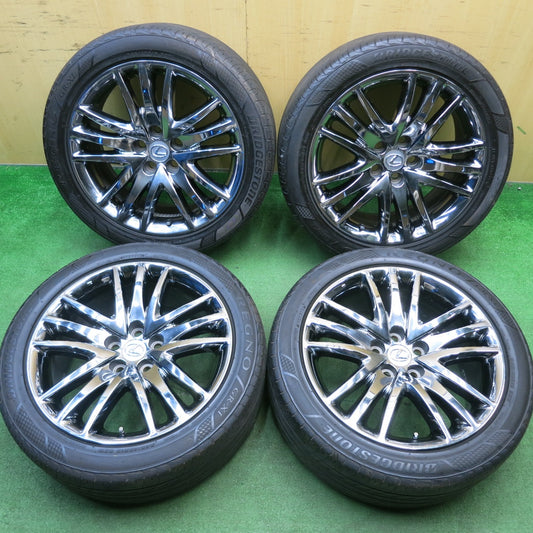 4本価格★レクサス LS 純正 OP 245/45R19 ブリヂストン レグノ GR-XI 19インチ PCD120/5H★5050507HAノ